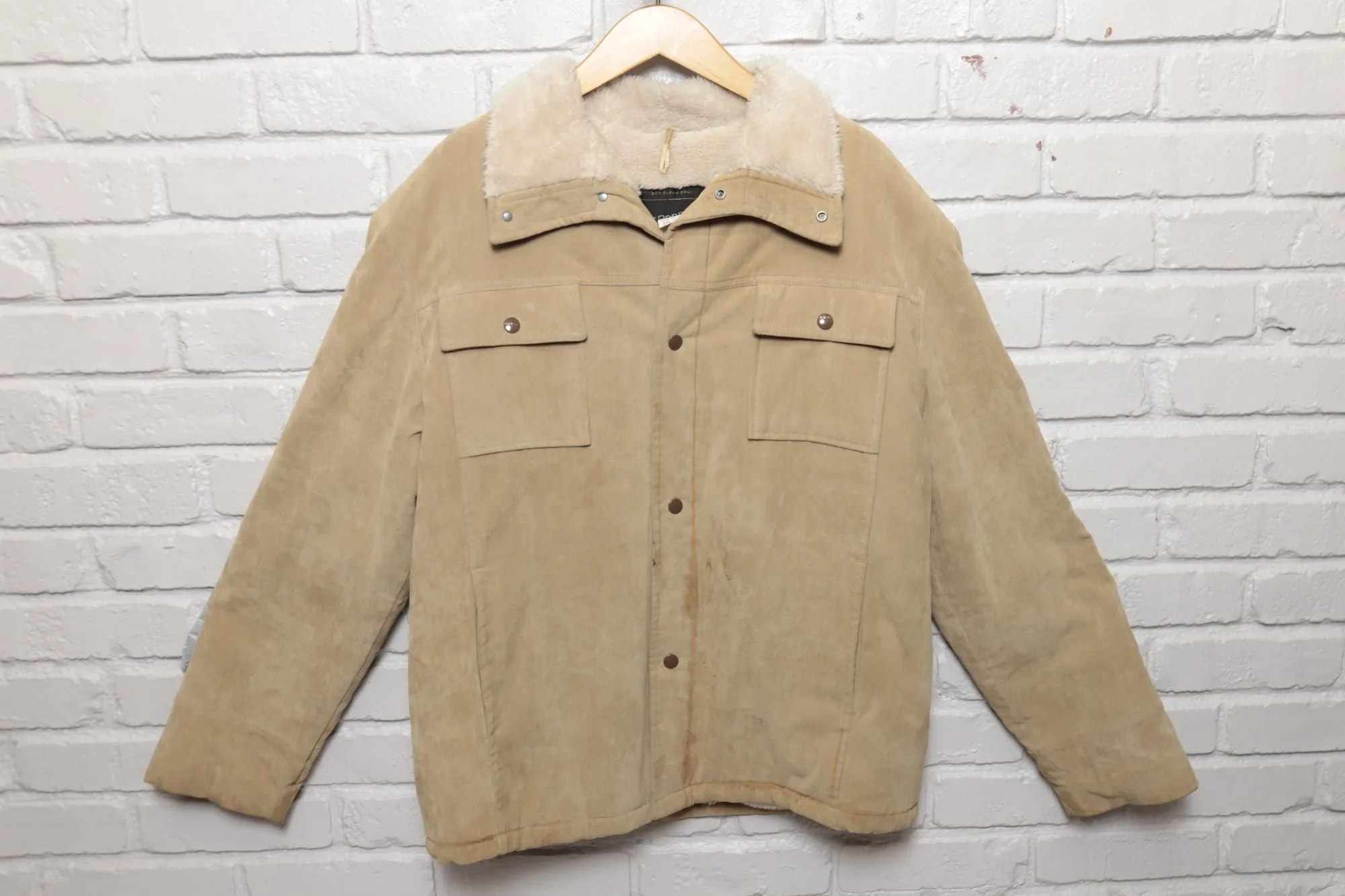 70s Vintage JC Penney  Sherpa Lined Jacket Size XL