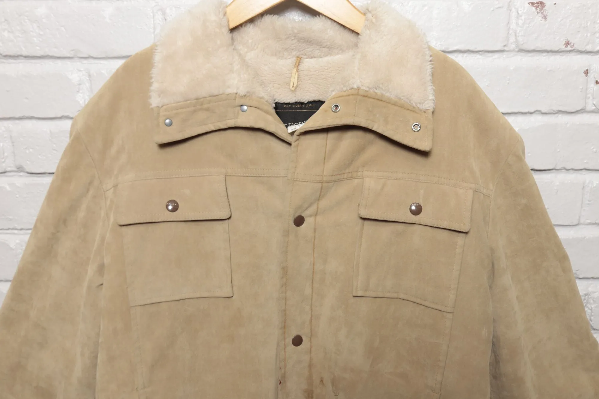 70s Vintage JC Penney  Sherpa Lined Jacket Size XL