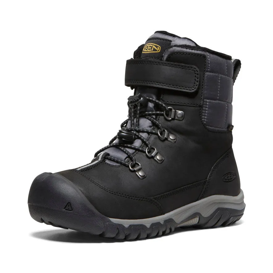 Big Kids' Kanibou Waterproof Winter Boot  |  Black/Magnet