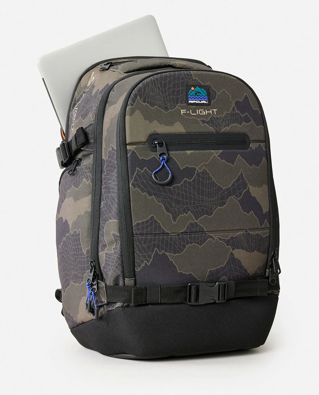 F-Light Posse 35L Search Camo Backpack - Black/Olive