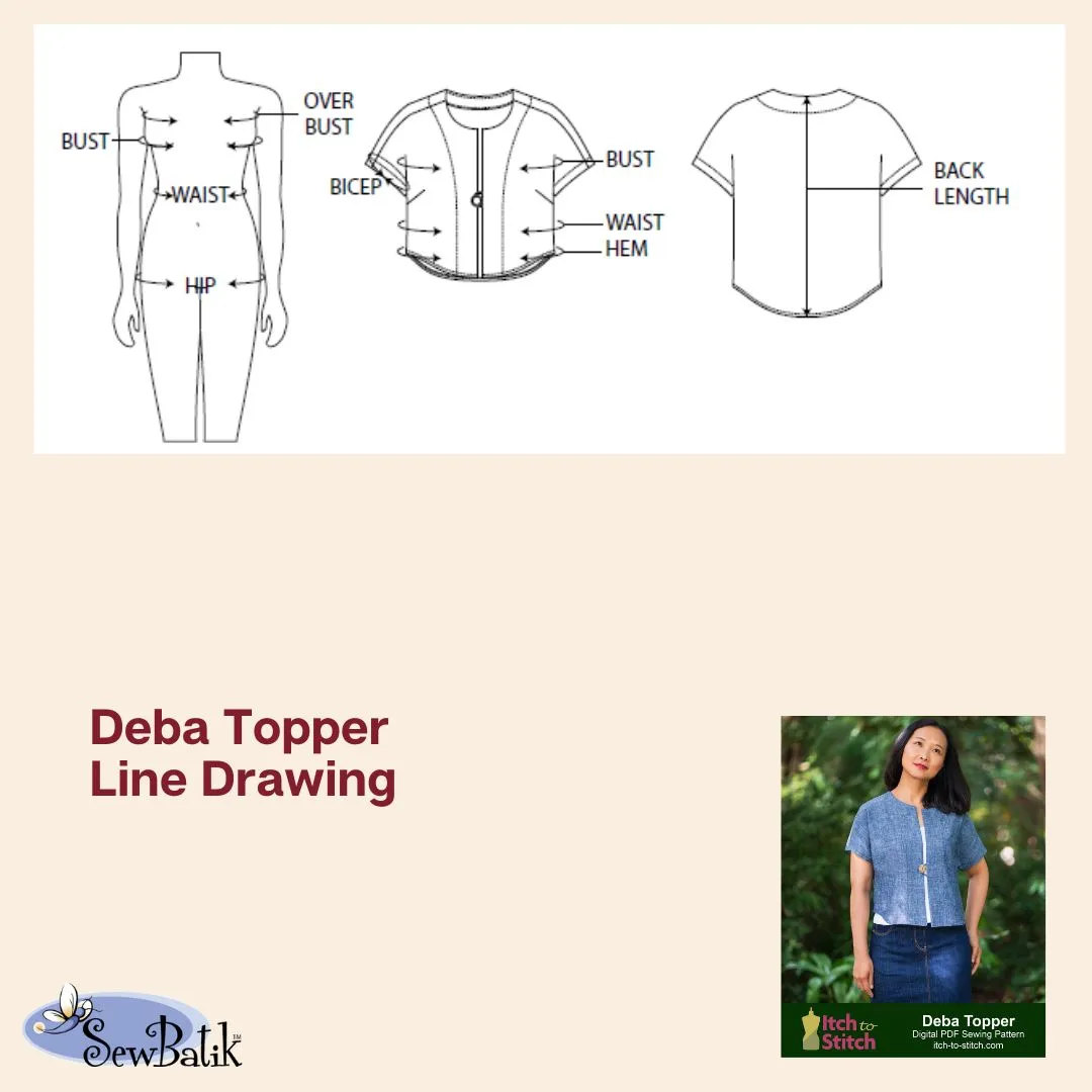 Fabric Pack: Deba Topper - Batik Canvas (5.0 oz)