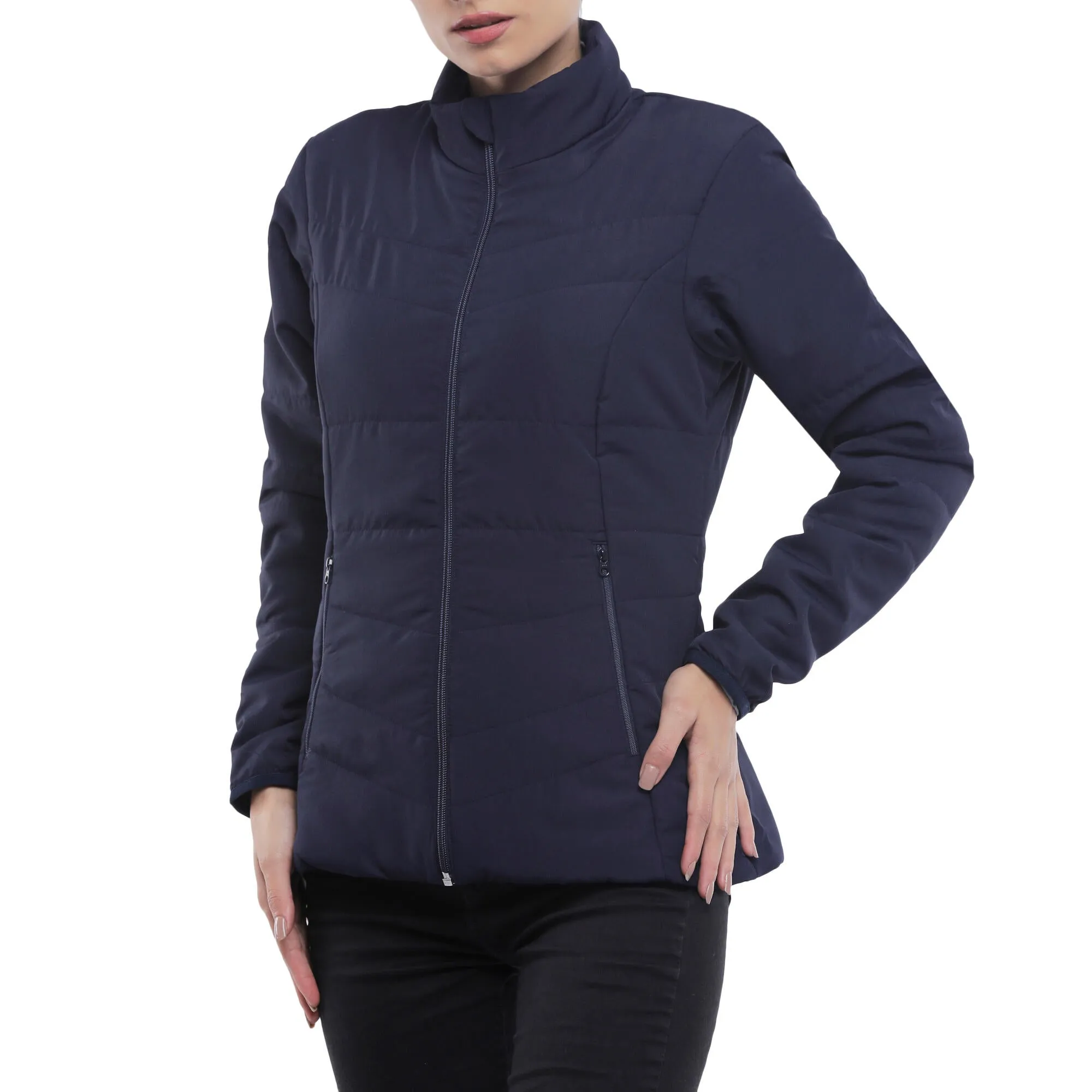 Forclaz Women's Synthetic Mountain Backpacking Padded Jacket - MT 50 32F