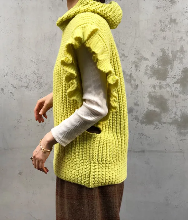FUMIKA_UCHIDA/Shetland Hand Crochet/HEAD CAP(BANANA)