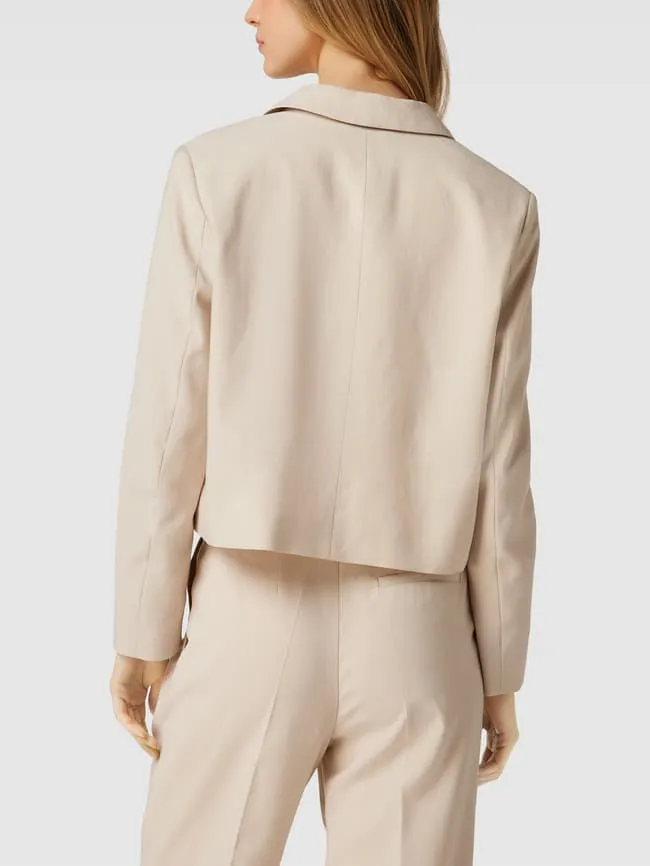 Jake*s Collection Button Down Blazer, Beige