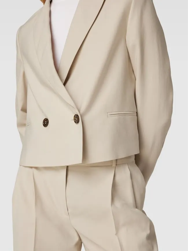 Jake*s Collection Button Down Blazer, Beige