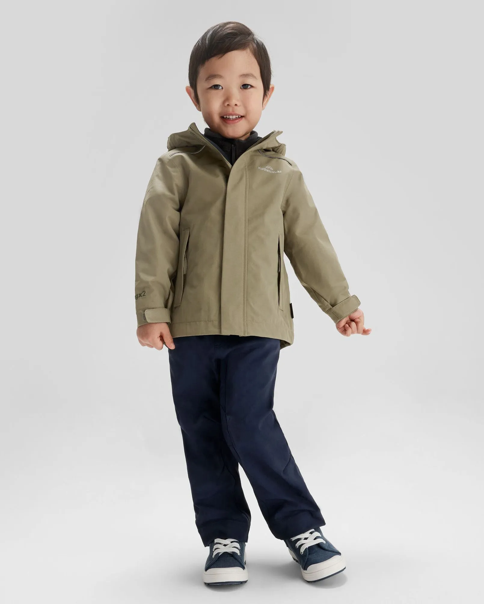 Kids' Andulo 2-layer Rain Jacket - Beech