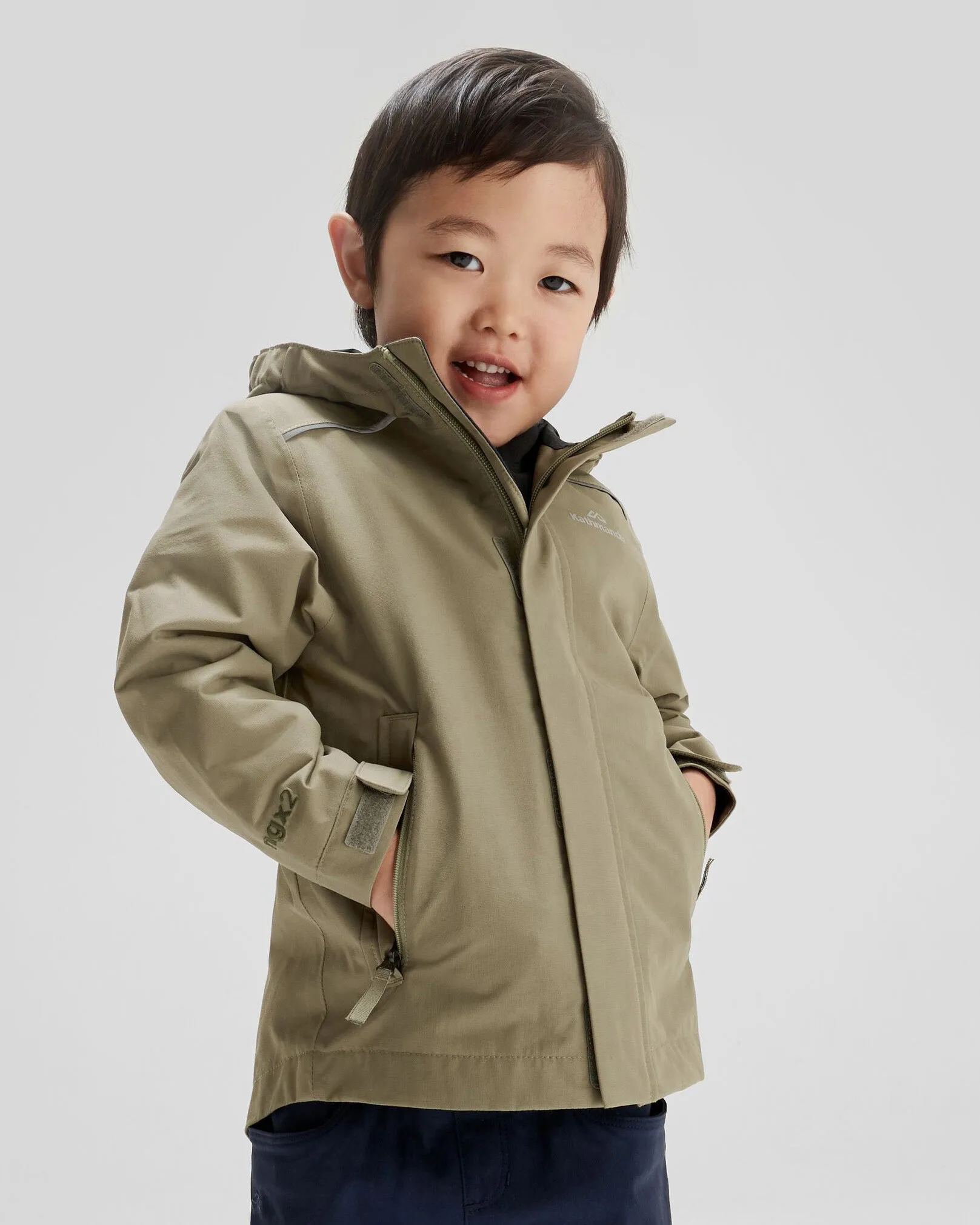 Kids' Andulo 2-layer Rain Jacket - Beech