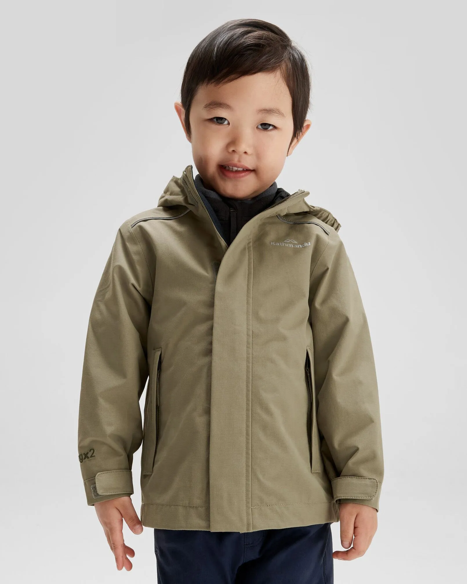 Kids' Andulo 2-layer Rain Jacket - Beech