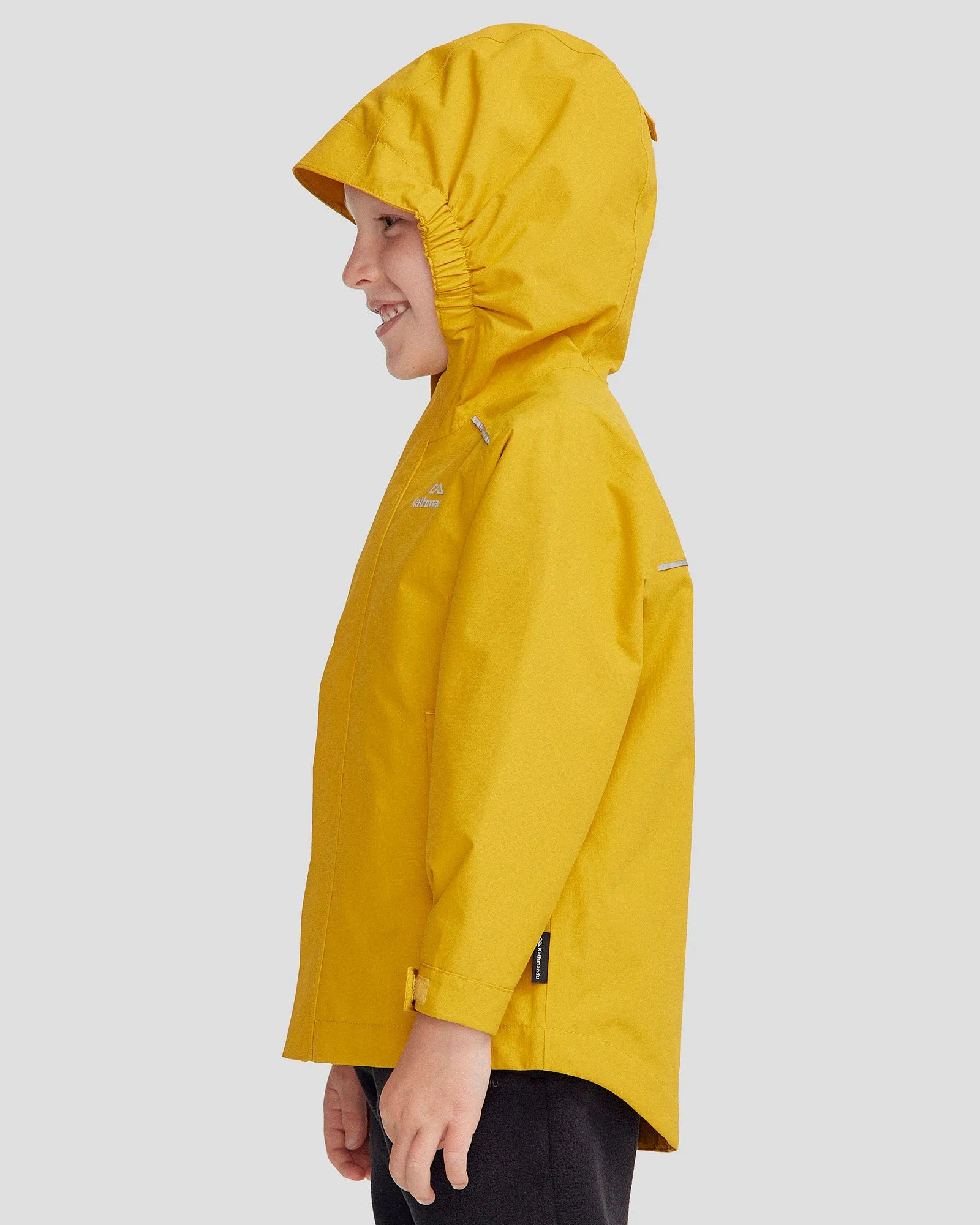 Kids' Andulo 2-layer Rain Jacket - Golden