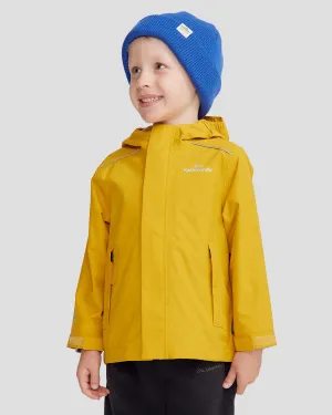 Kids' Andulo 2-layer Rain Jacket - Golden