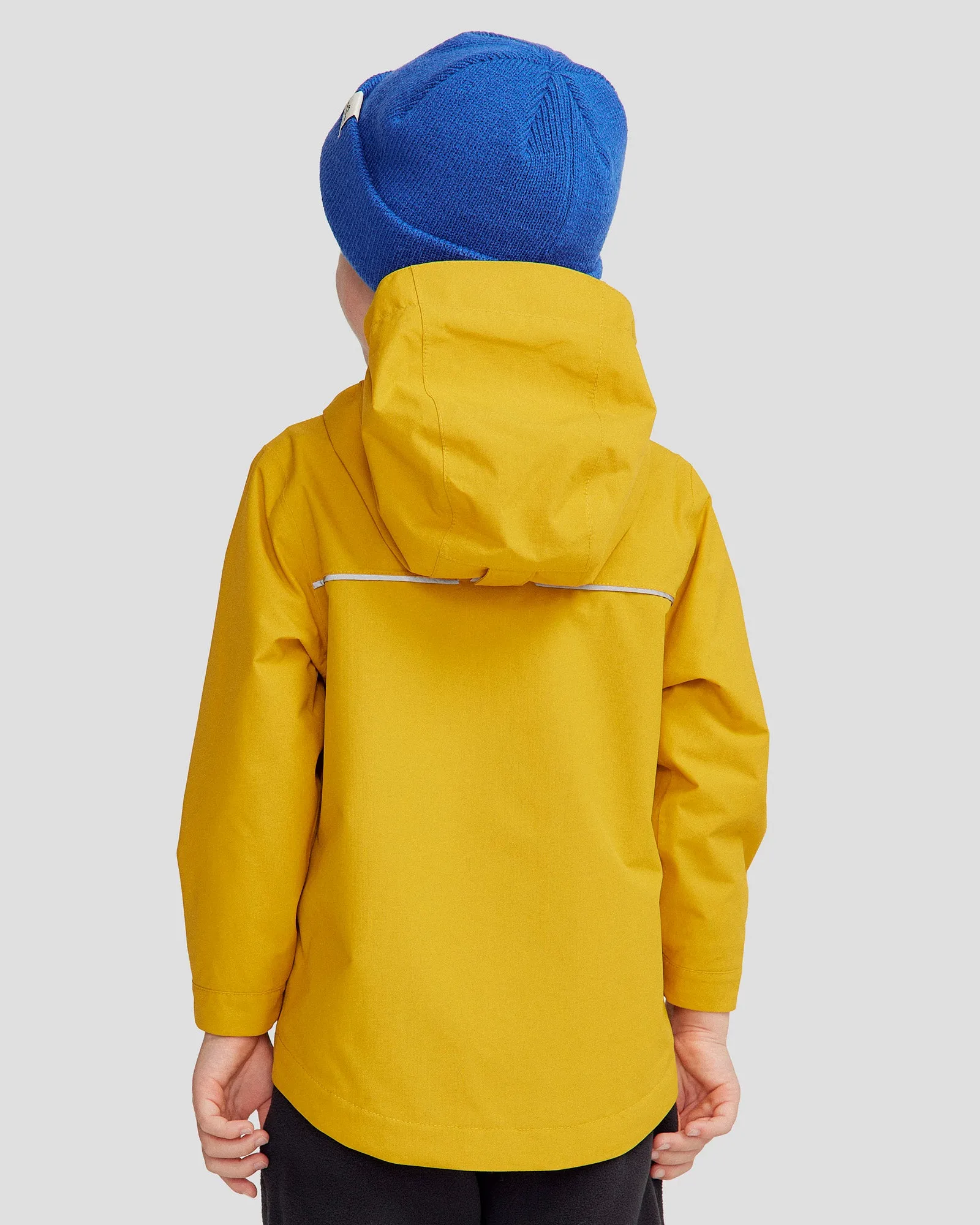 Kids' Andulo 2-layer Rain Jacket - Golden