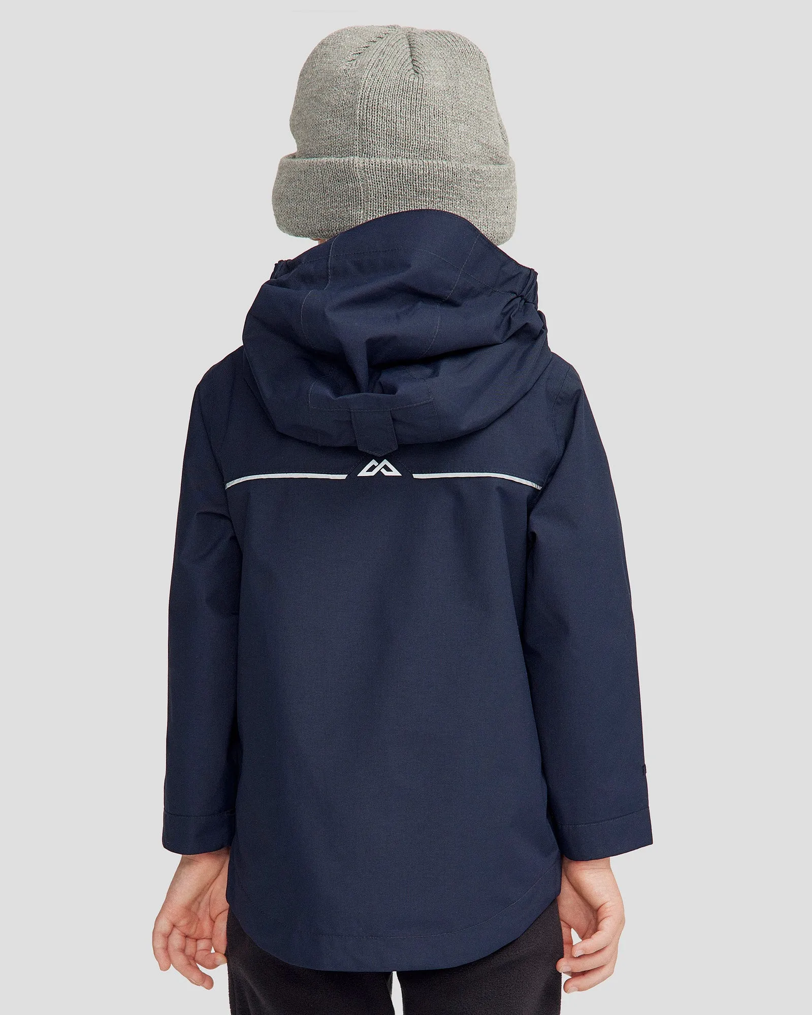 Kids' Andulo 2-layer Rain Jacket - Pure Navy