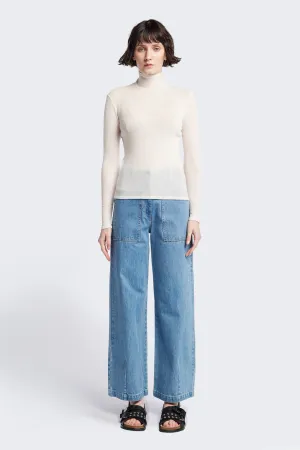 Layer Turtleneck Ecru