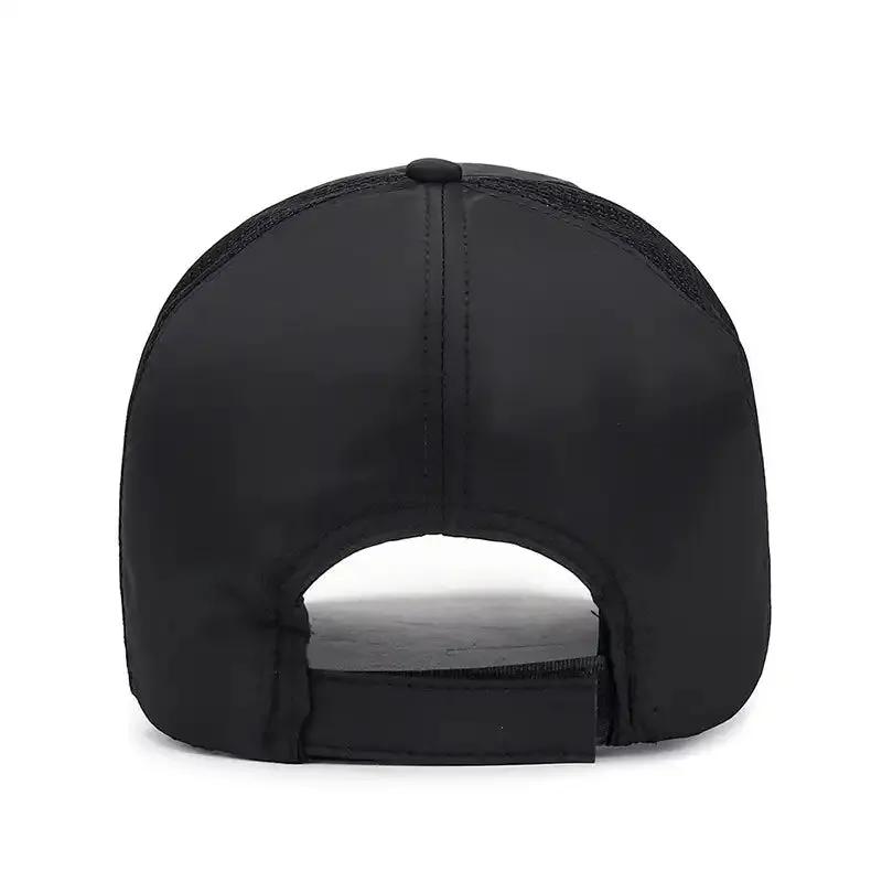 Men's Outdoor Baseball Cap with Wind Cord