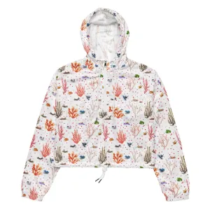 Nudibranch Bliss Womens Cropped Windbreaker