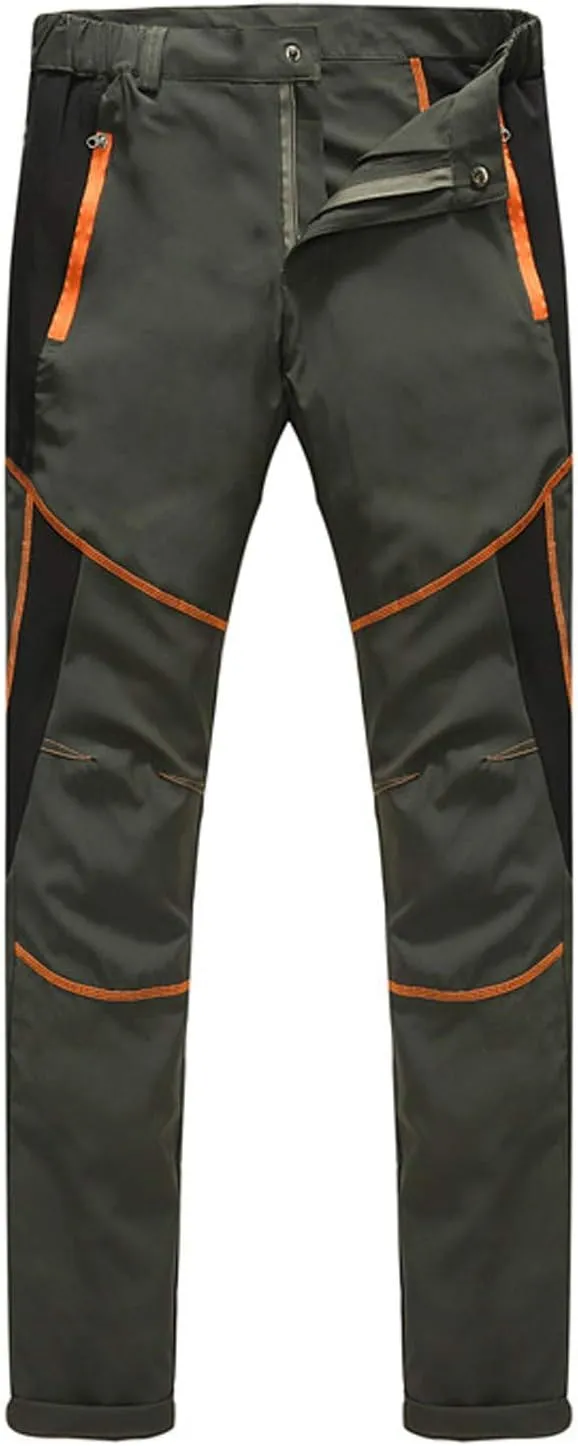 Pants For Men Mens Trendy Waterproof Pants Splice Windproof Trousers Softshell Outdoor Hiking Trousers Cargo Pants