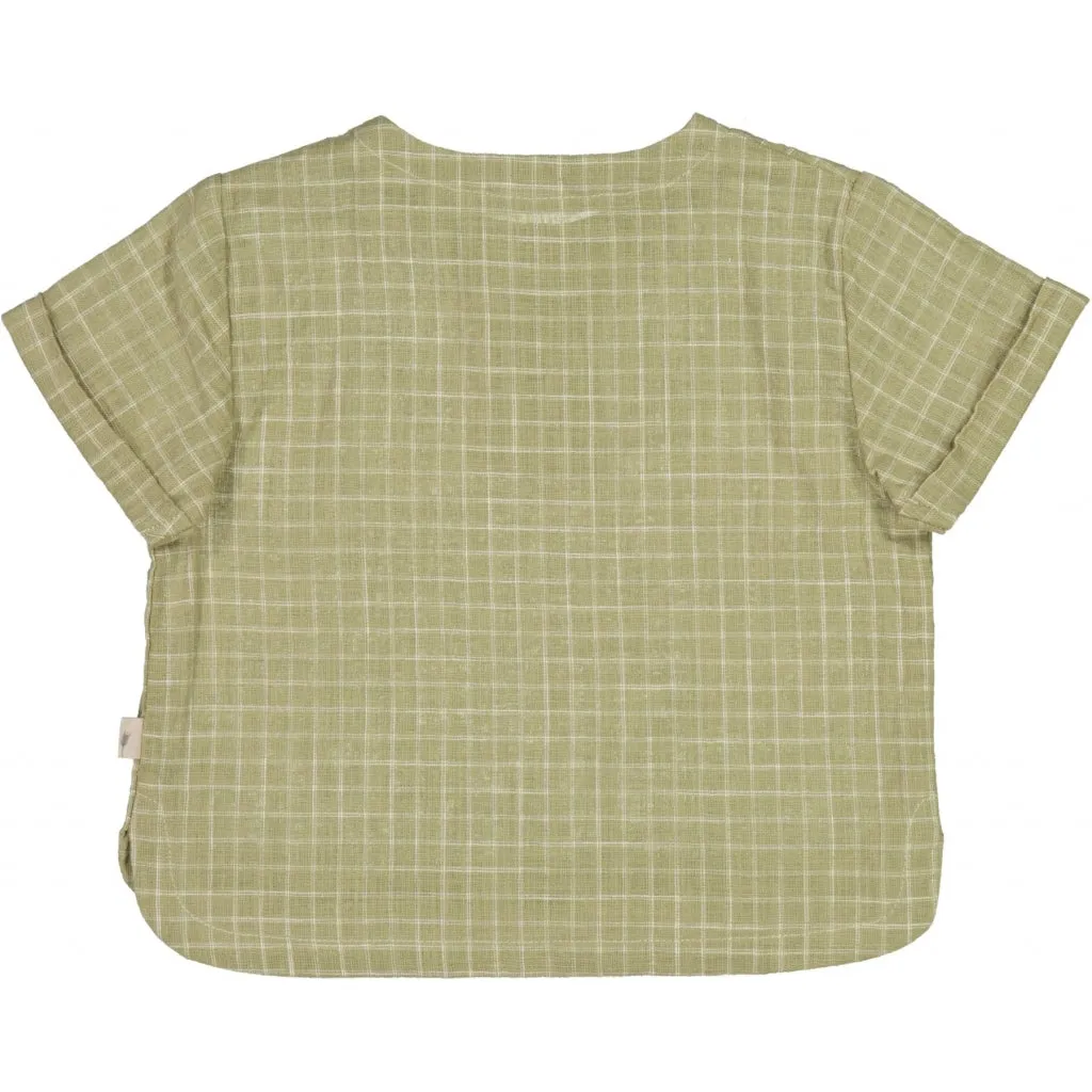 Shirt Abraham - green check