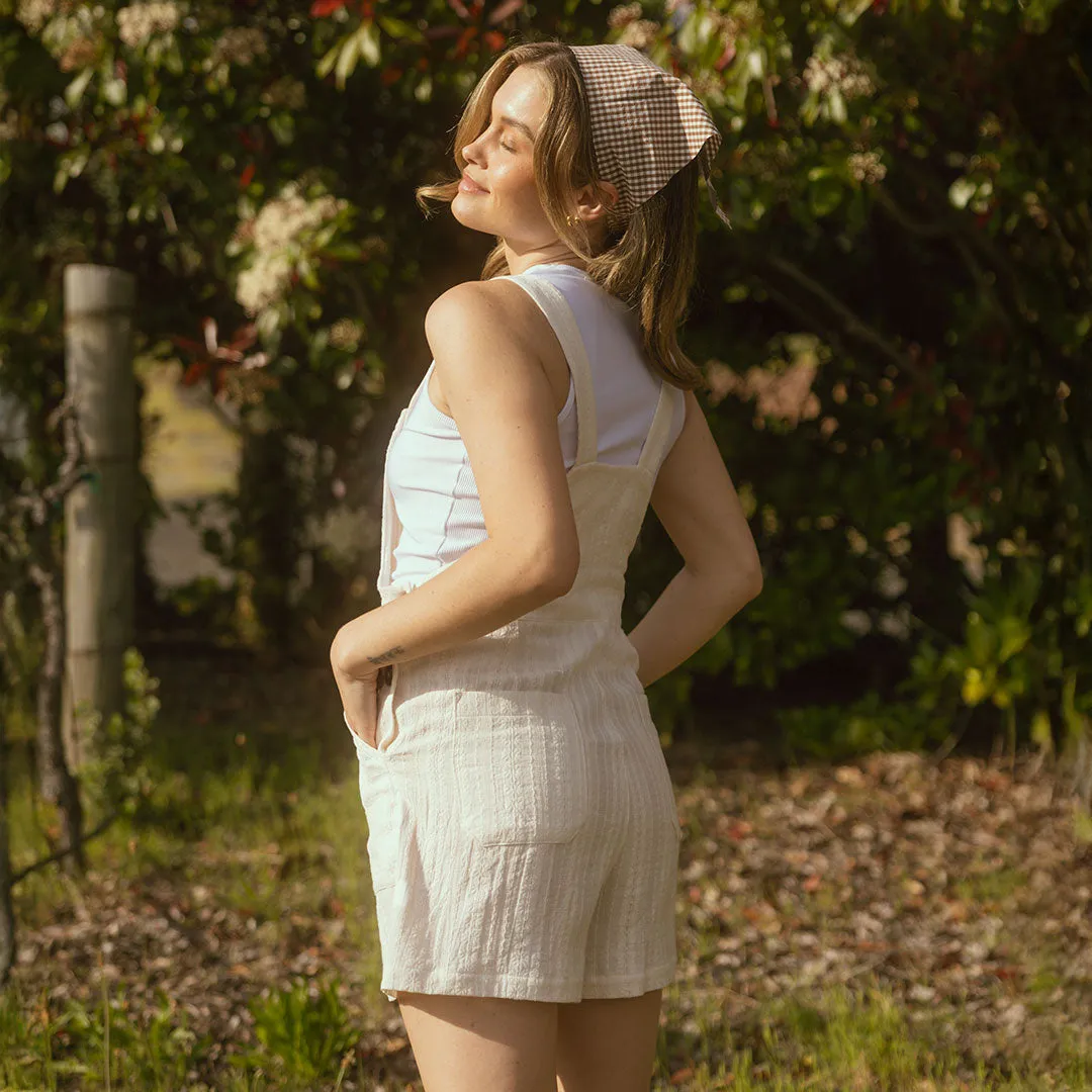 Short Overalls, White