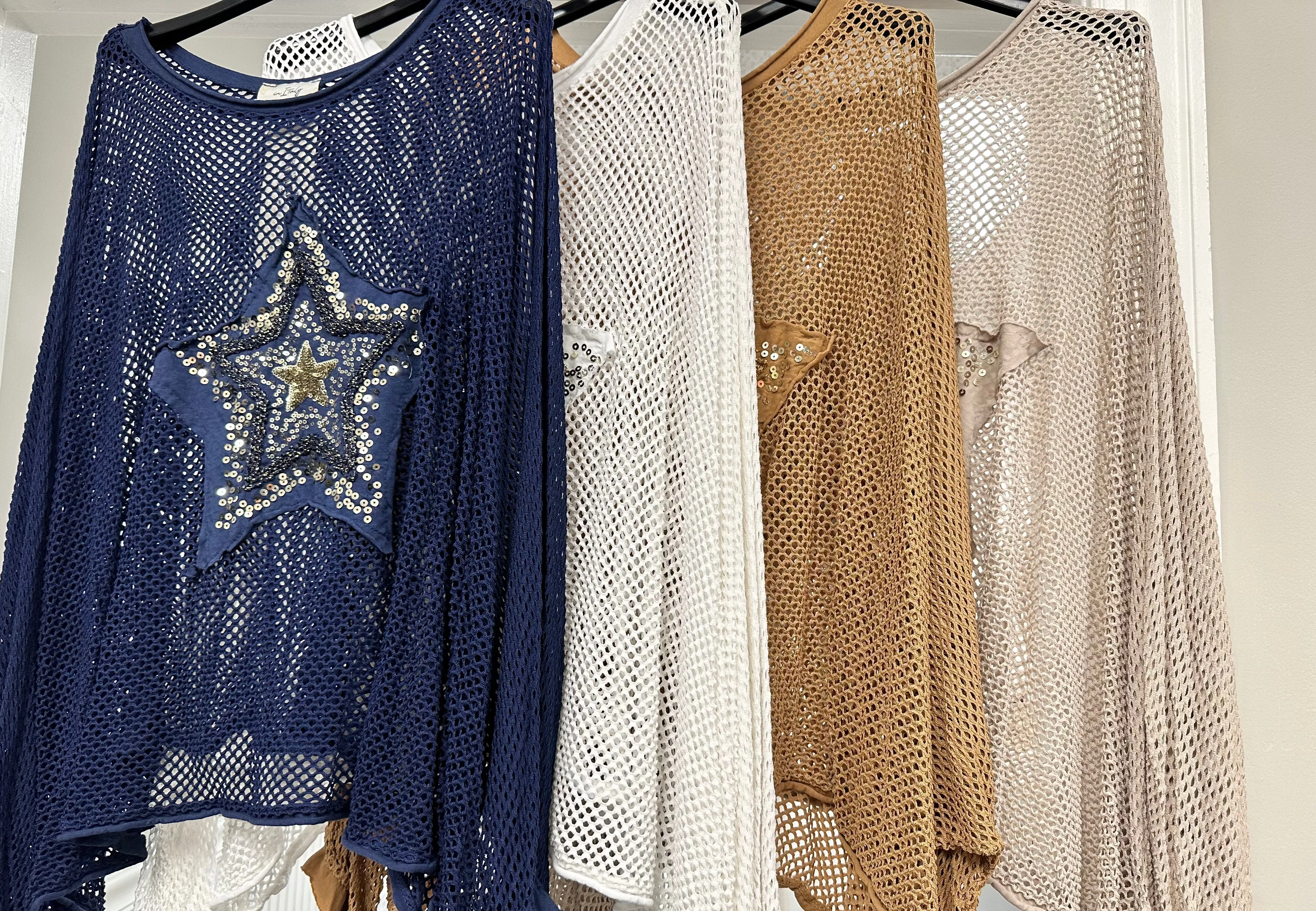 Star Poncho Top