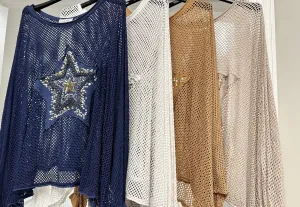 Star Poncho Top