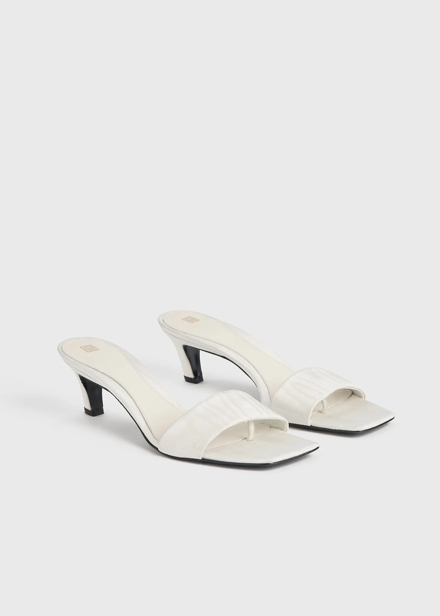 The Mule Sandal off-white