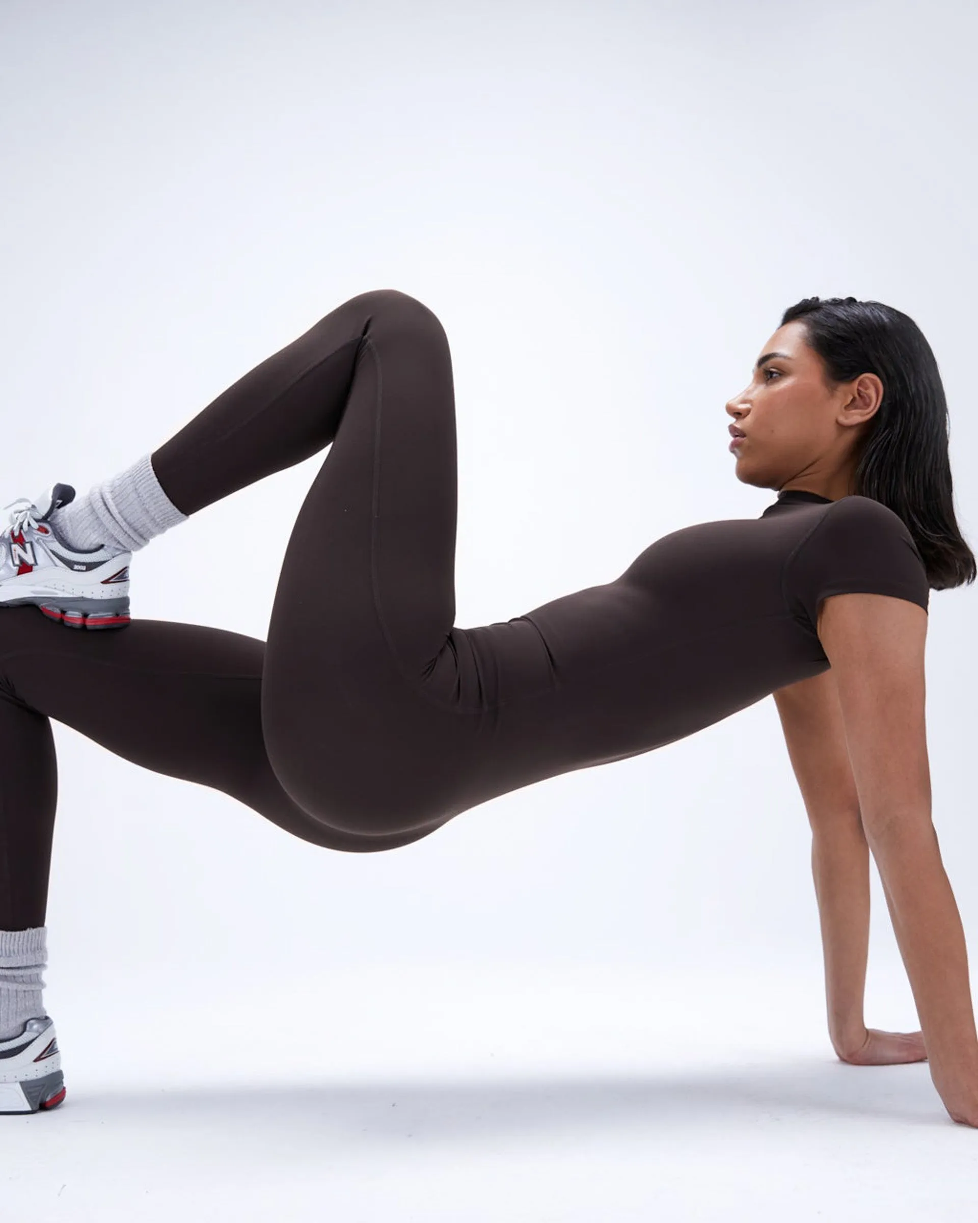 Ultimate Full Length Unitard - Coffee Bean