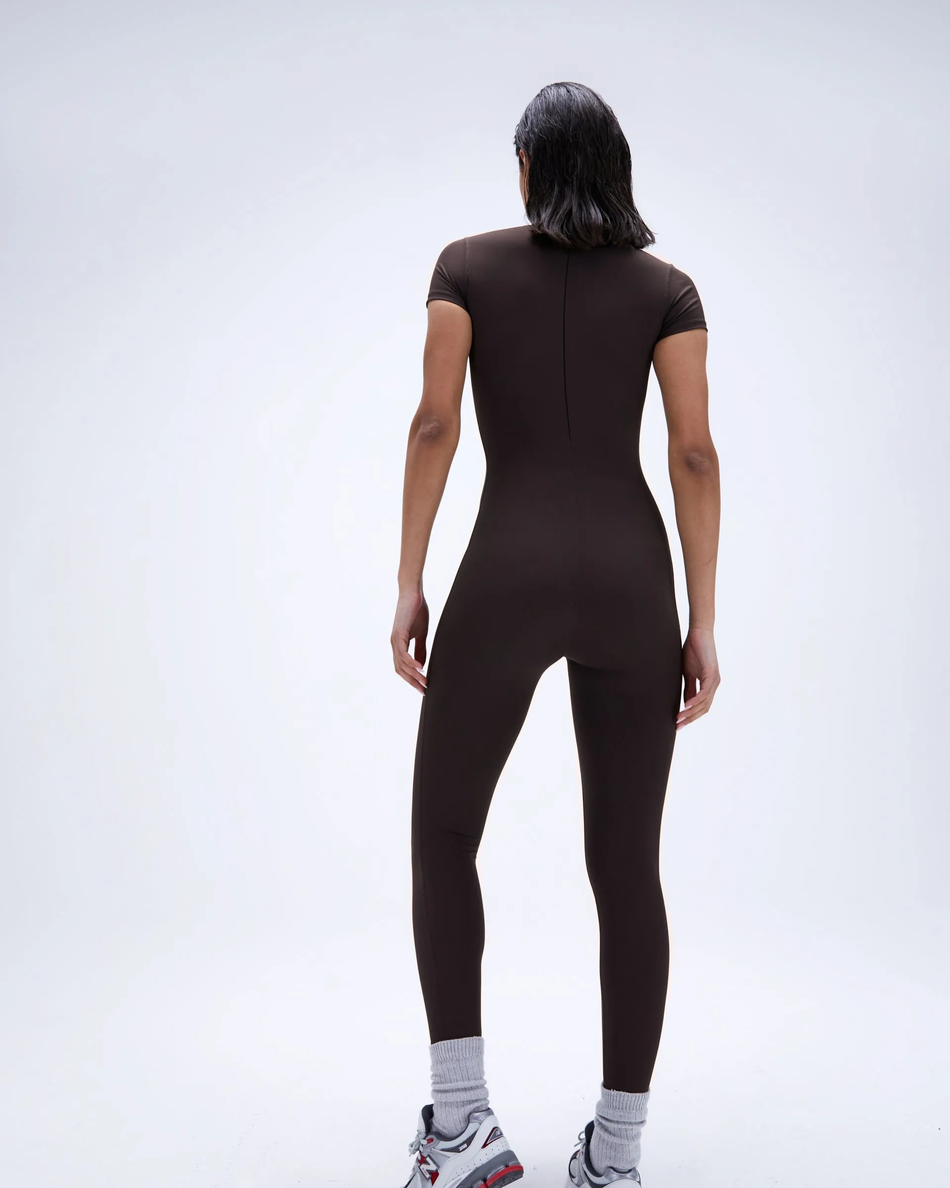Ultimate Full Length Unitard - Coffee Bean