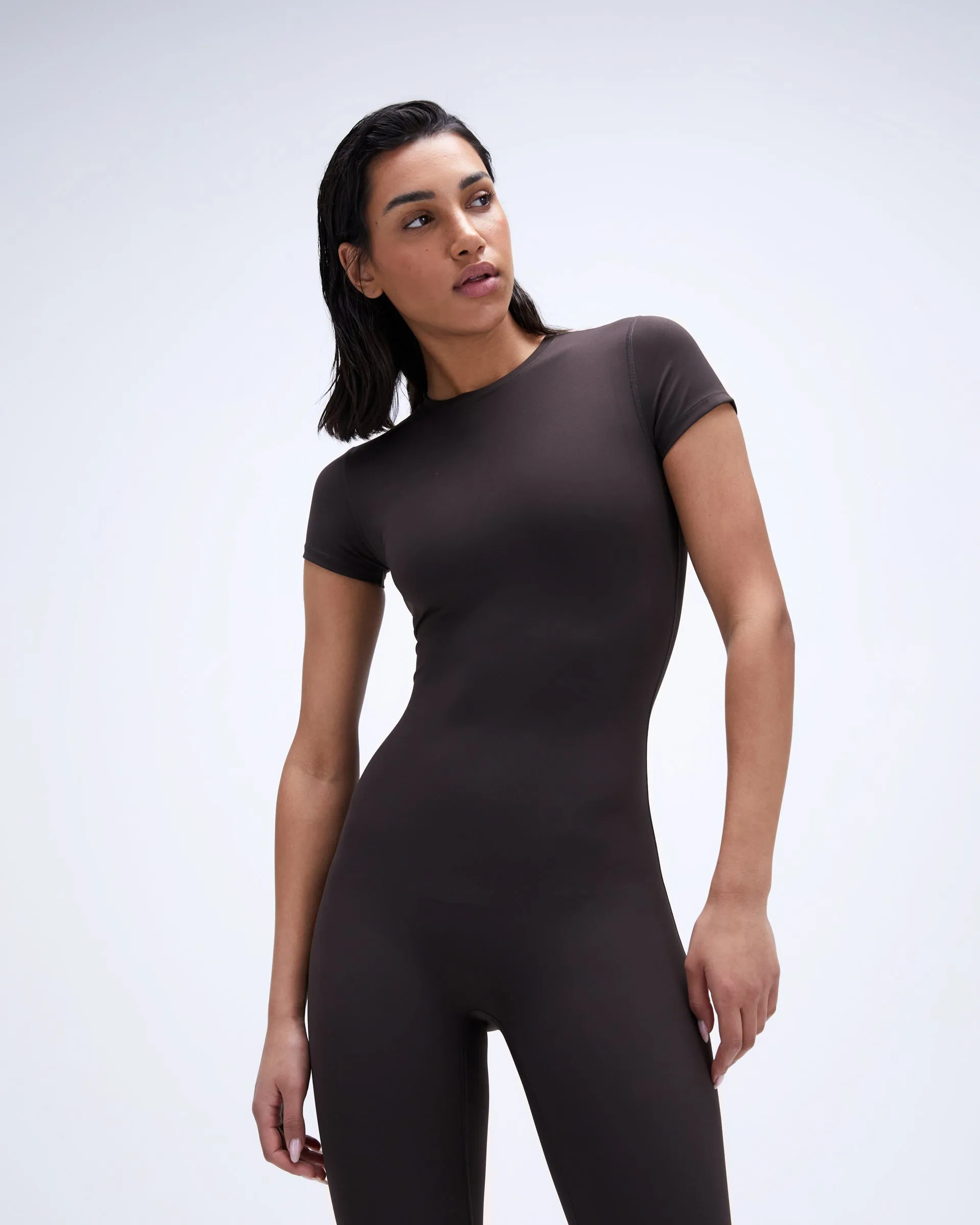 Ultimate Full Length Unitard - Coffee Bean
