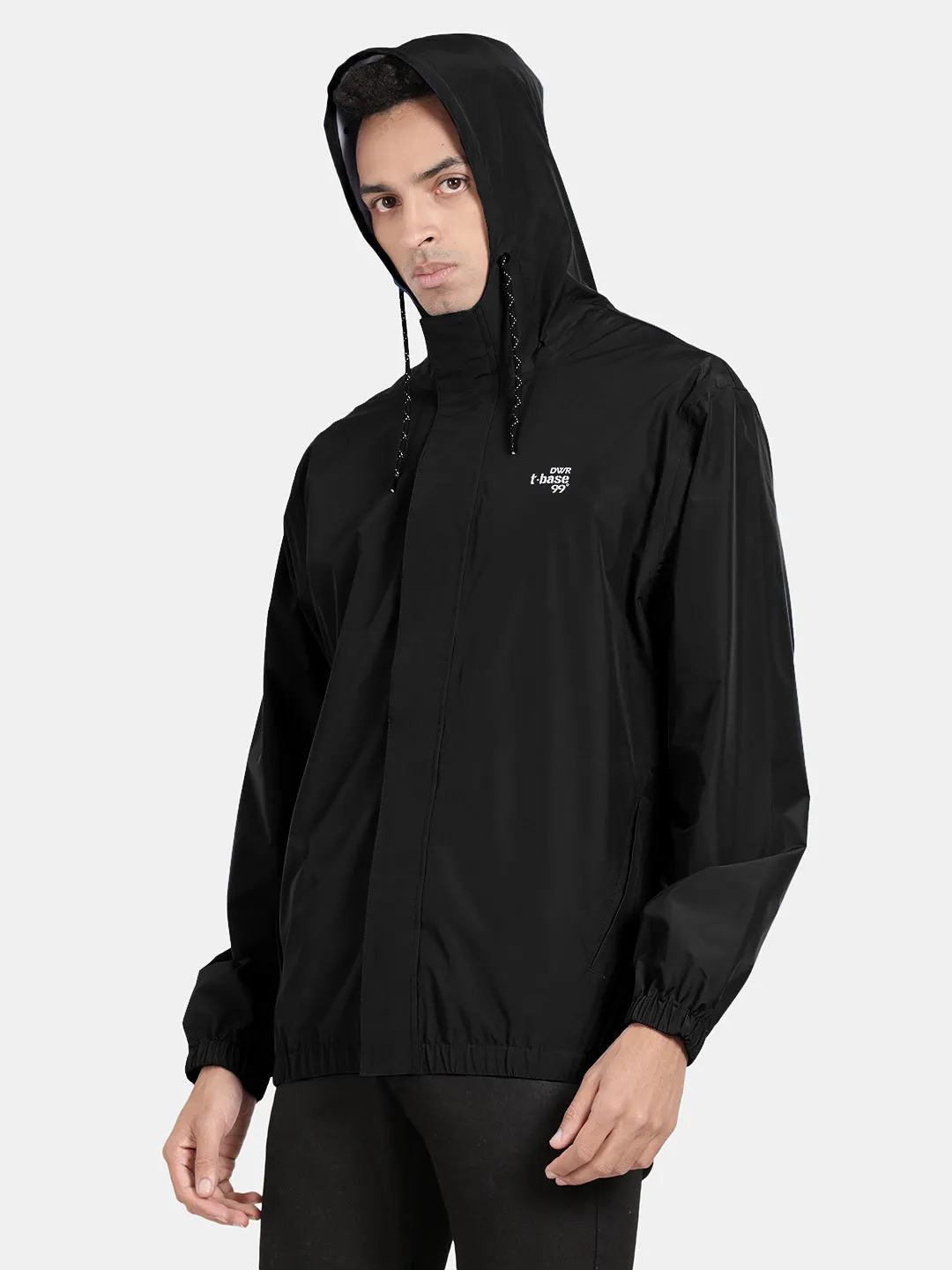 Waterproof Seam Sealed Rainwear Jacket : Black