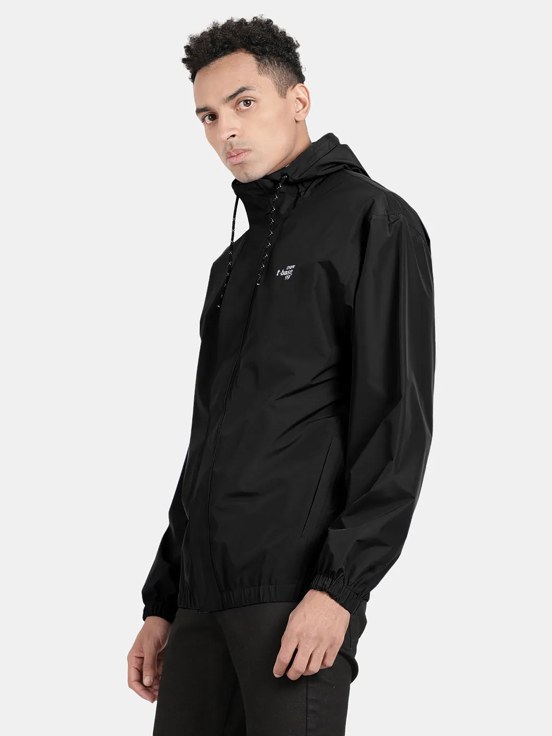Waterproof Seam Sealed Rainwear Jacket : Black