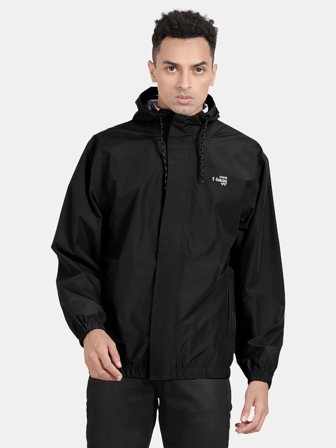 Waterproof Seam Sealed Rainwear Jacket : Black