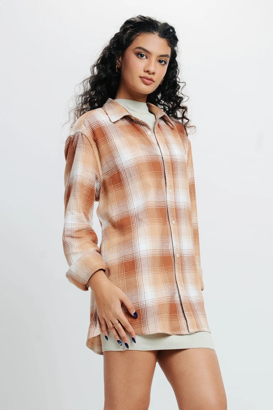 White Checkered Shirt