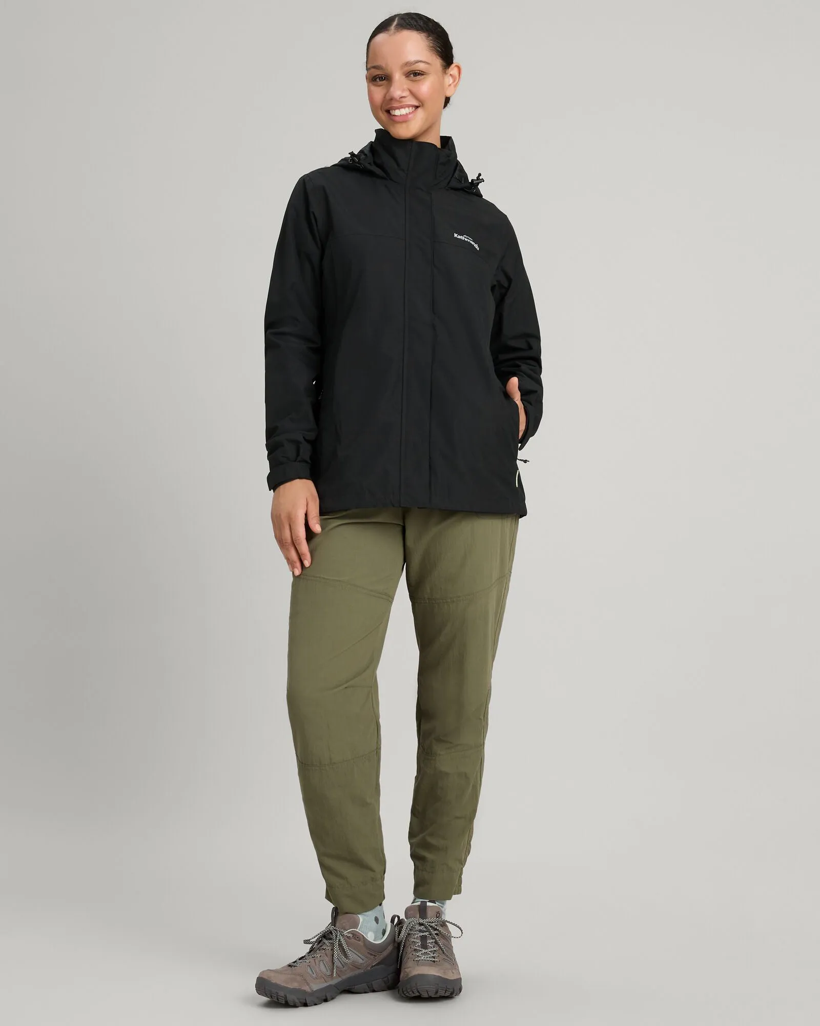 Women's Andulo 2-layer Rain Jacket - Black