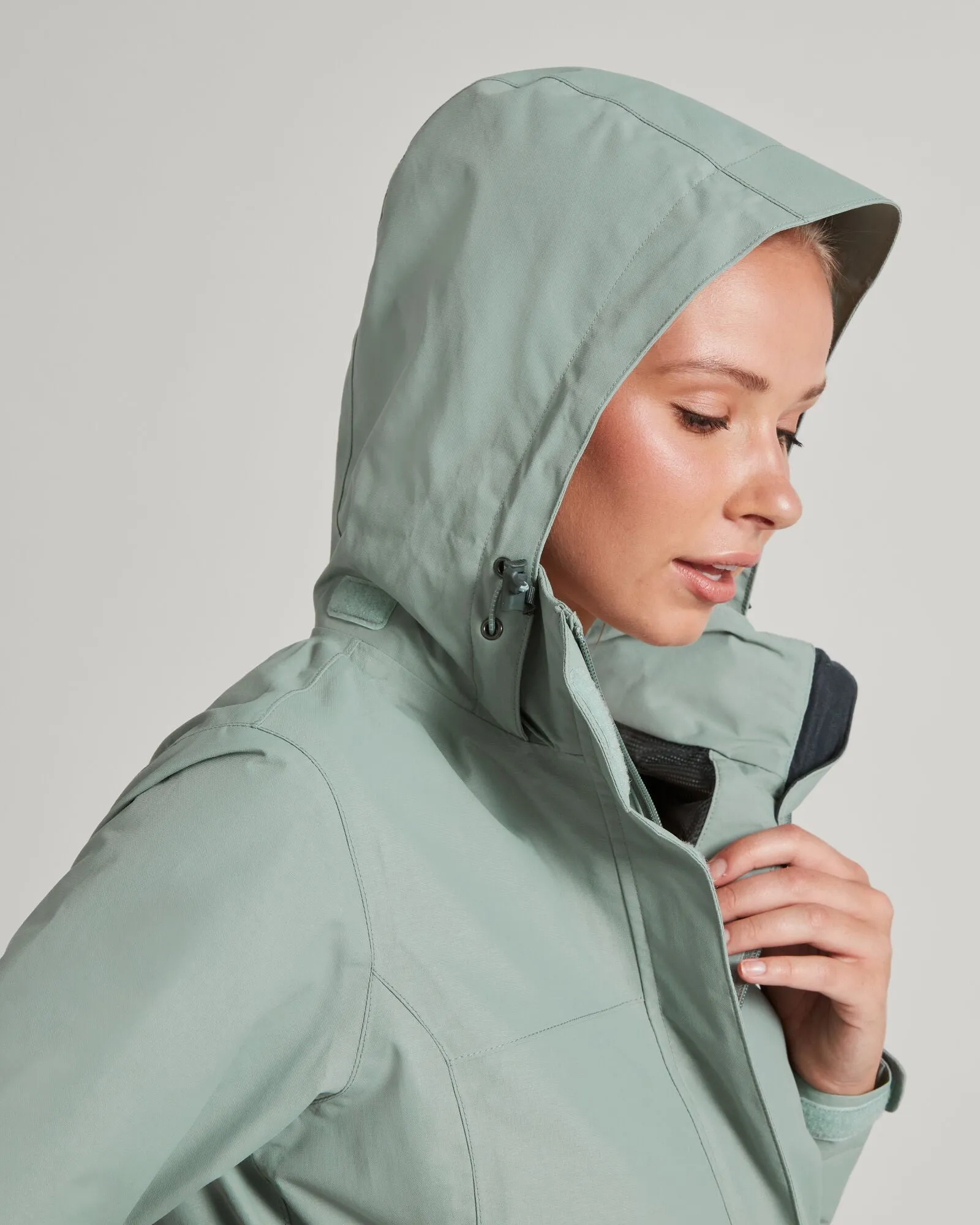 Women's Andulo 2-layer Rain Jacket - Gum Tree