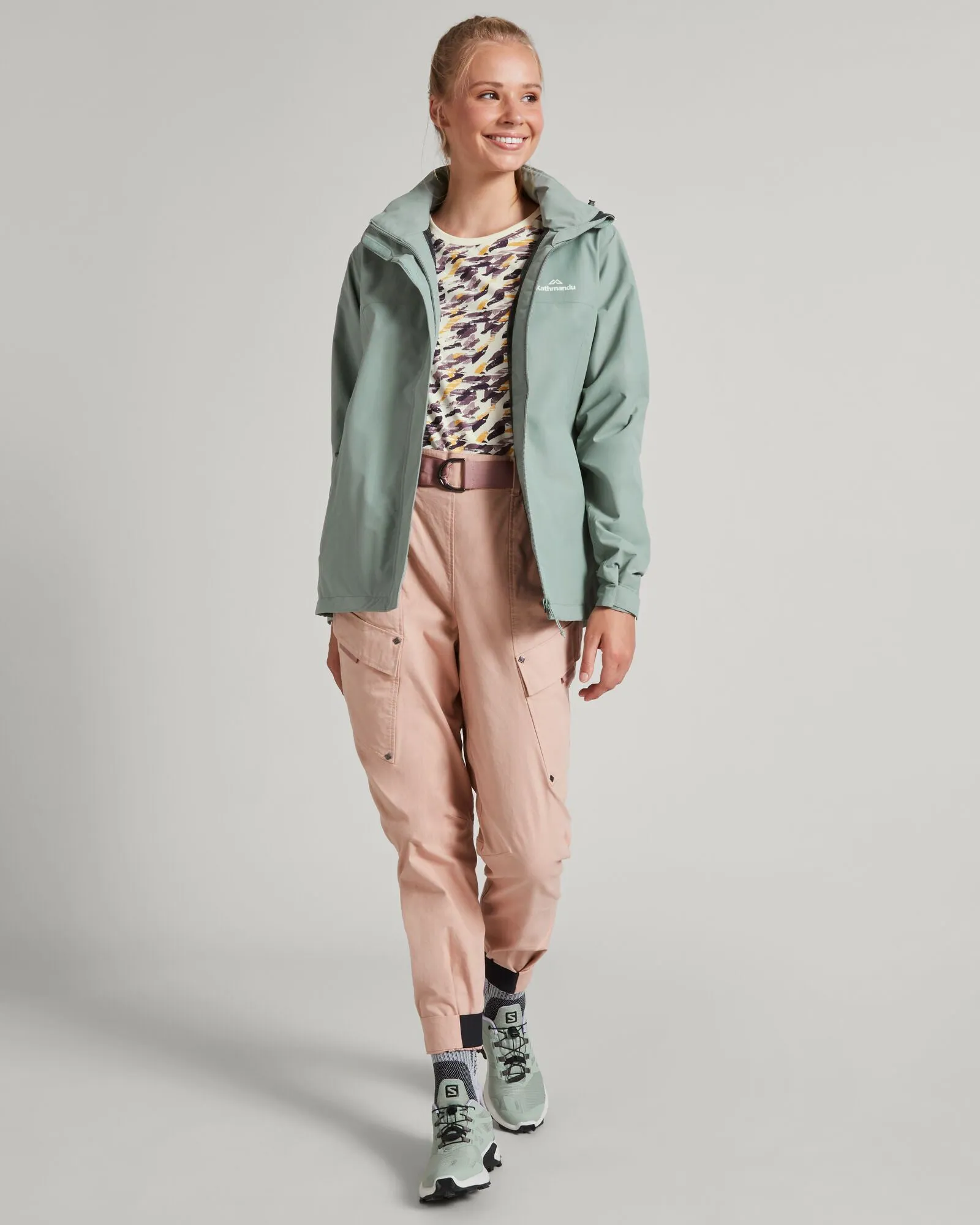 Women's Andulo 2-layer Rain Jacket - Gum Tree