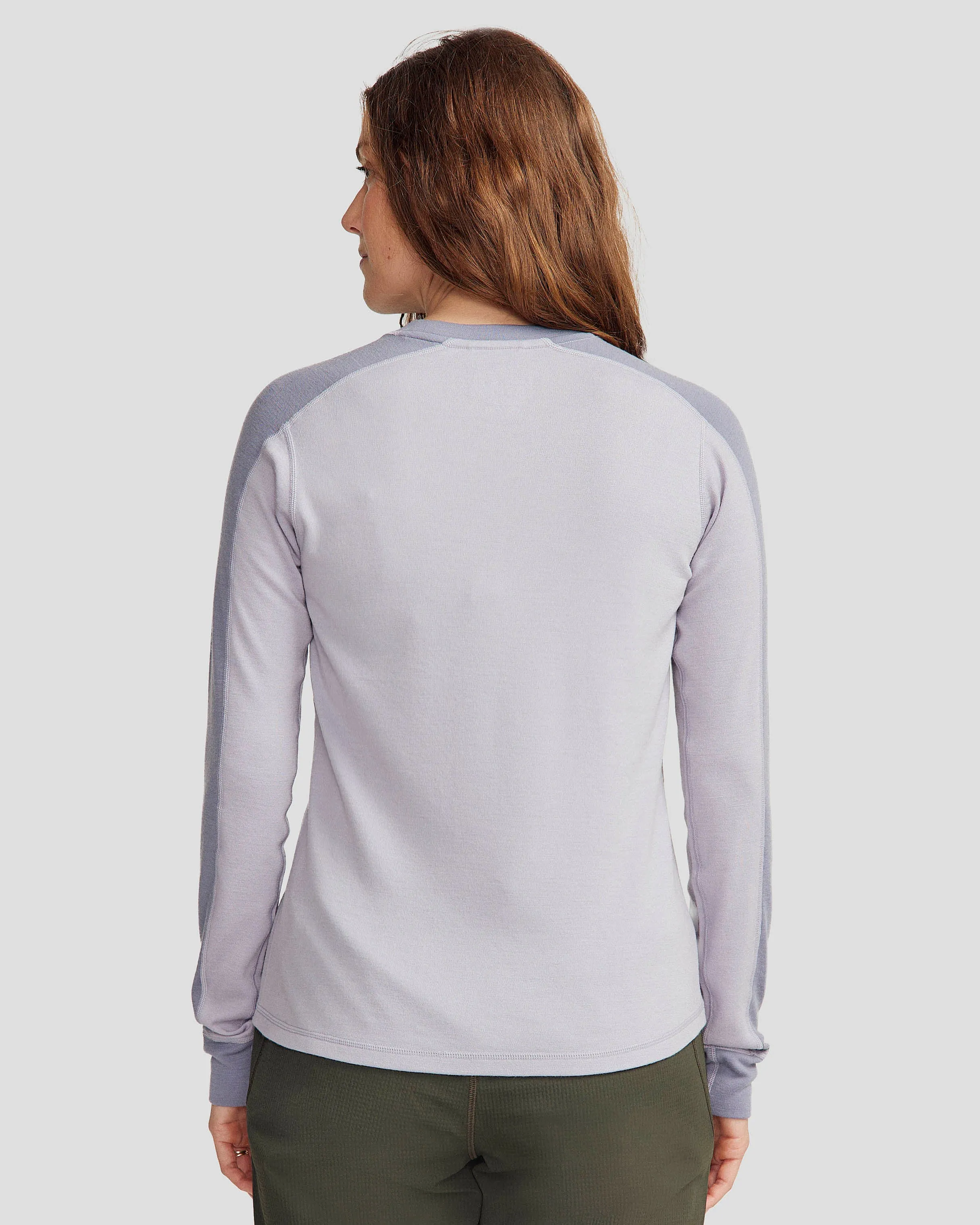 Women's K-Merino 250 Long Sleeve Top  - Light Haze/Dark Haze