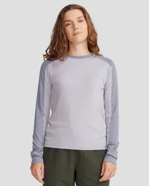 Women's K-Merino 250 Long Sleeve Top  - Light Haze/Dark Haze